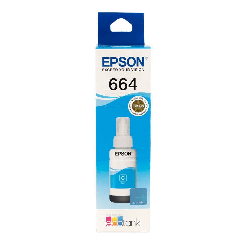 Tinta Epson Cyan T664220 para Impresoras EcoTank
