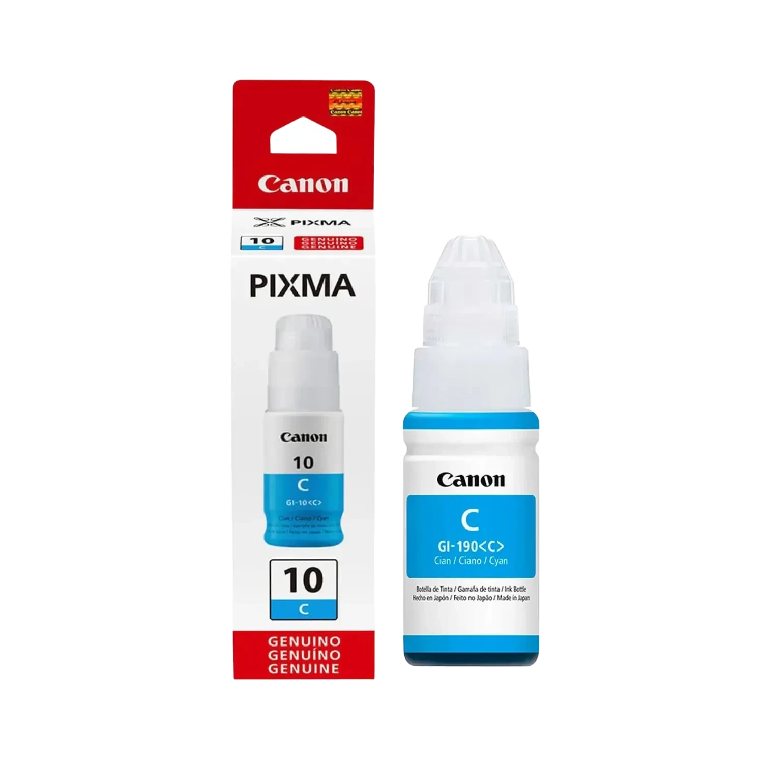 Tinta Botella CANON GI-190 CYAN 70ML