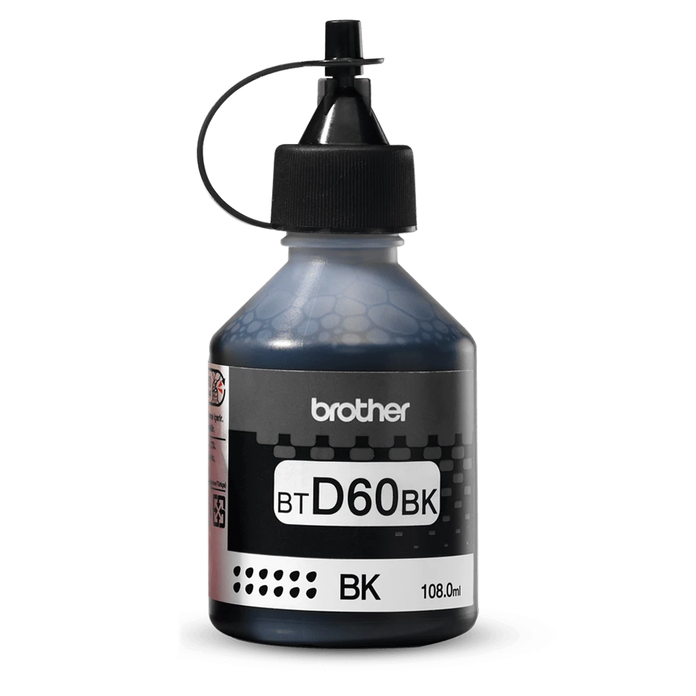 TINTA BROTHER BOTELLA BTD60BK NEGRO