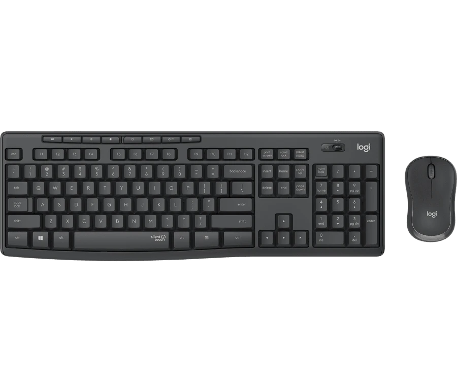 LOGITECH MK295 Combo Inalámbrico - Teclado y Ratón Silent - 2.4 GHz