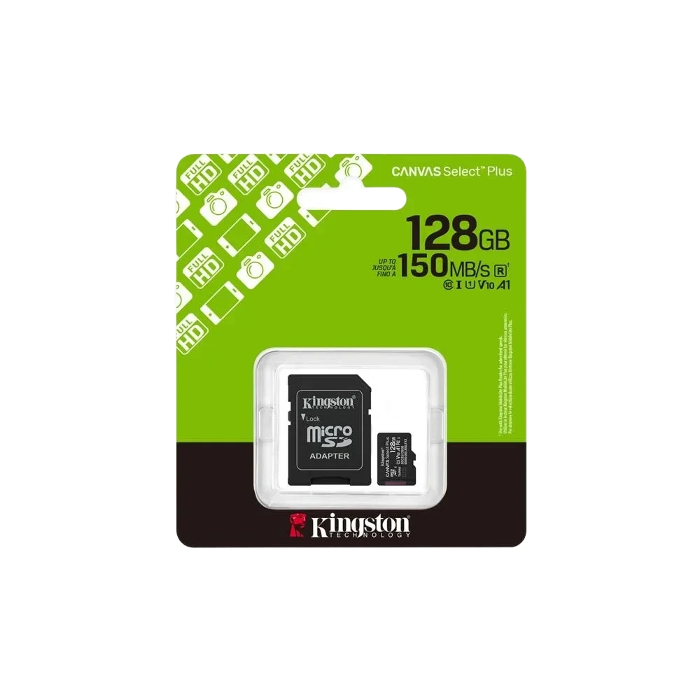 Tarjeta MicroSD Canvas Gen3 128GB Class 10